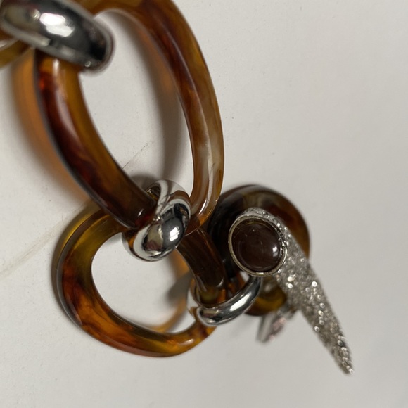 LAUREN RALPH LAUREN Canyon Chic Pave Horn Oval Link Bracelet $68 - Picture 5 of 7